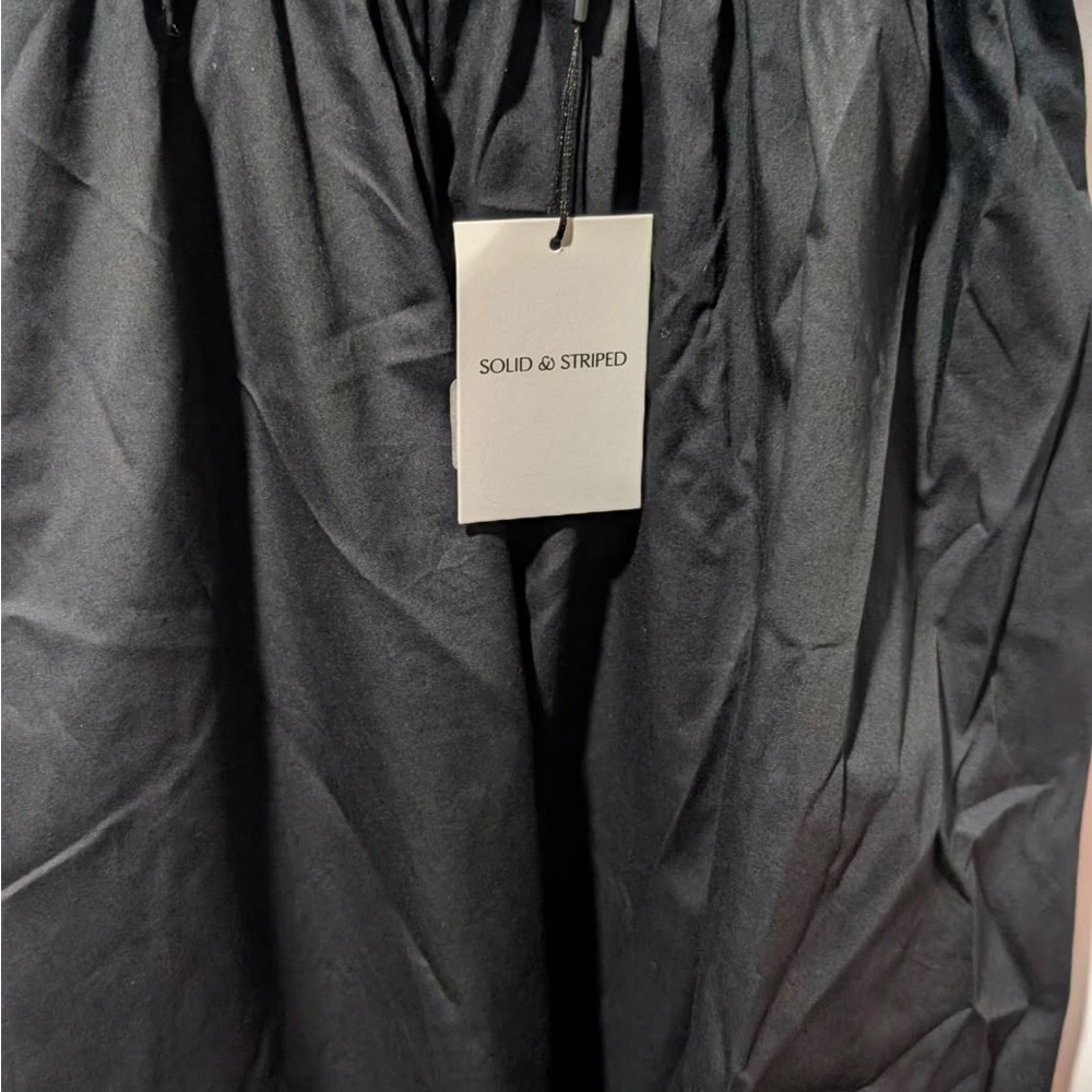 SOLID & STRIPED Black Spaghetti Strap Dress NWT - image 3